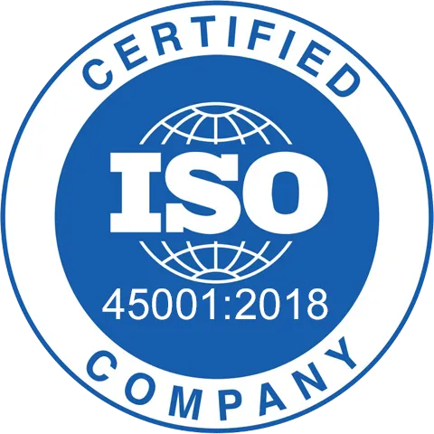 ISO 45001 : 2018 certificate