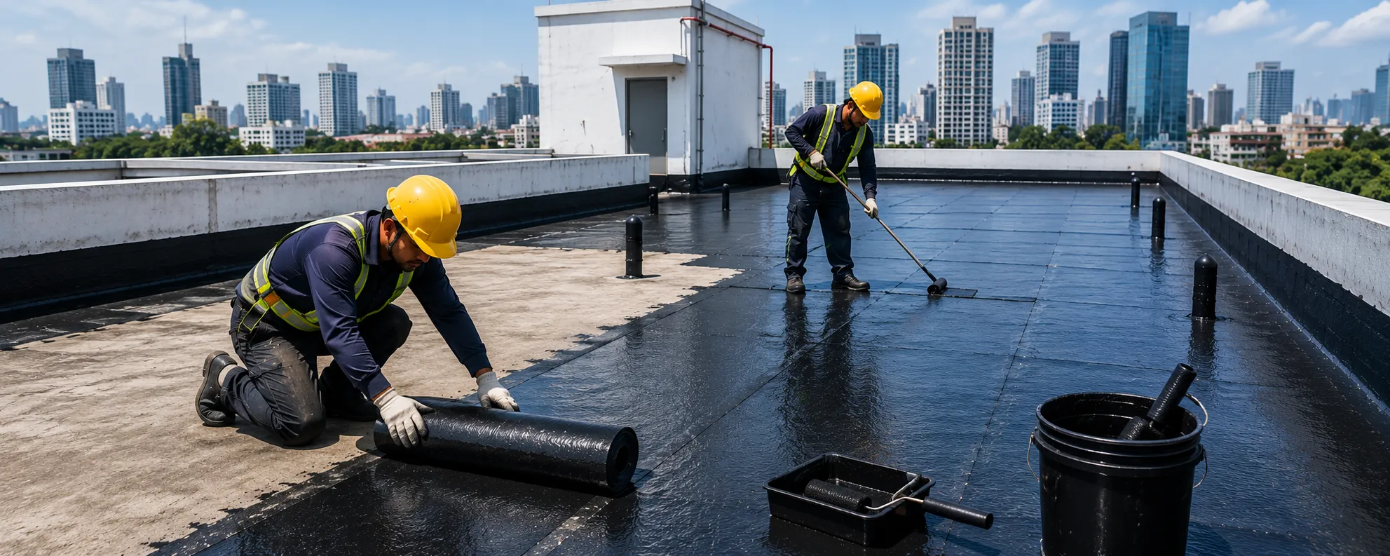 Waterproofing systems illustration
